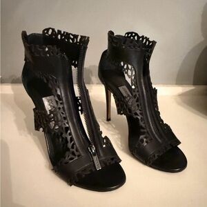 Jimmy Choo Elegant Black Cutout Heels
